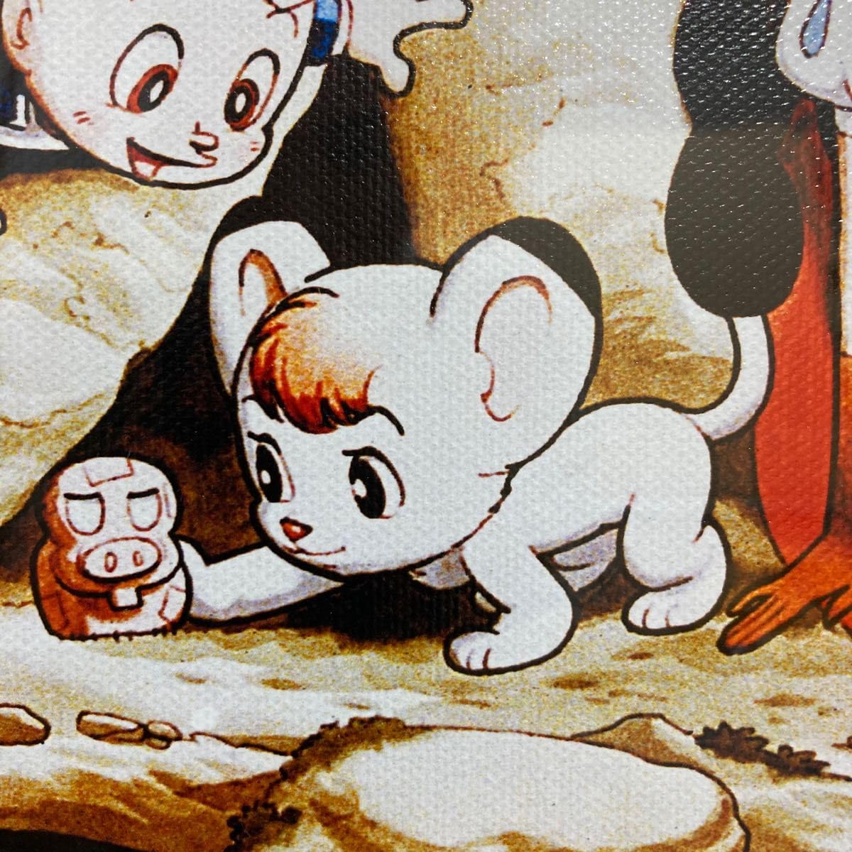 森の中のファミリー　手塚治虫　ピエゾグラフ 手塚治虫「森の中のファミリー」ピエゾグラフ :: 絵画買取・販売